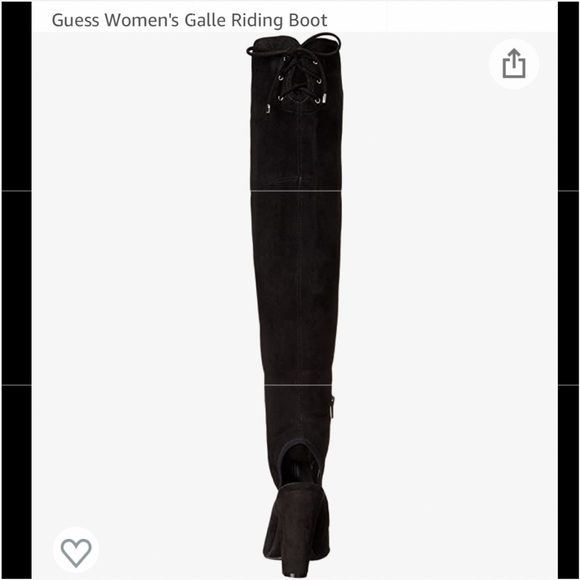 New Guess Black Galle Over the Knee Boots Taylor Swift Reputation Era - Picture 7 of 8